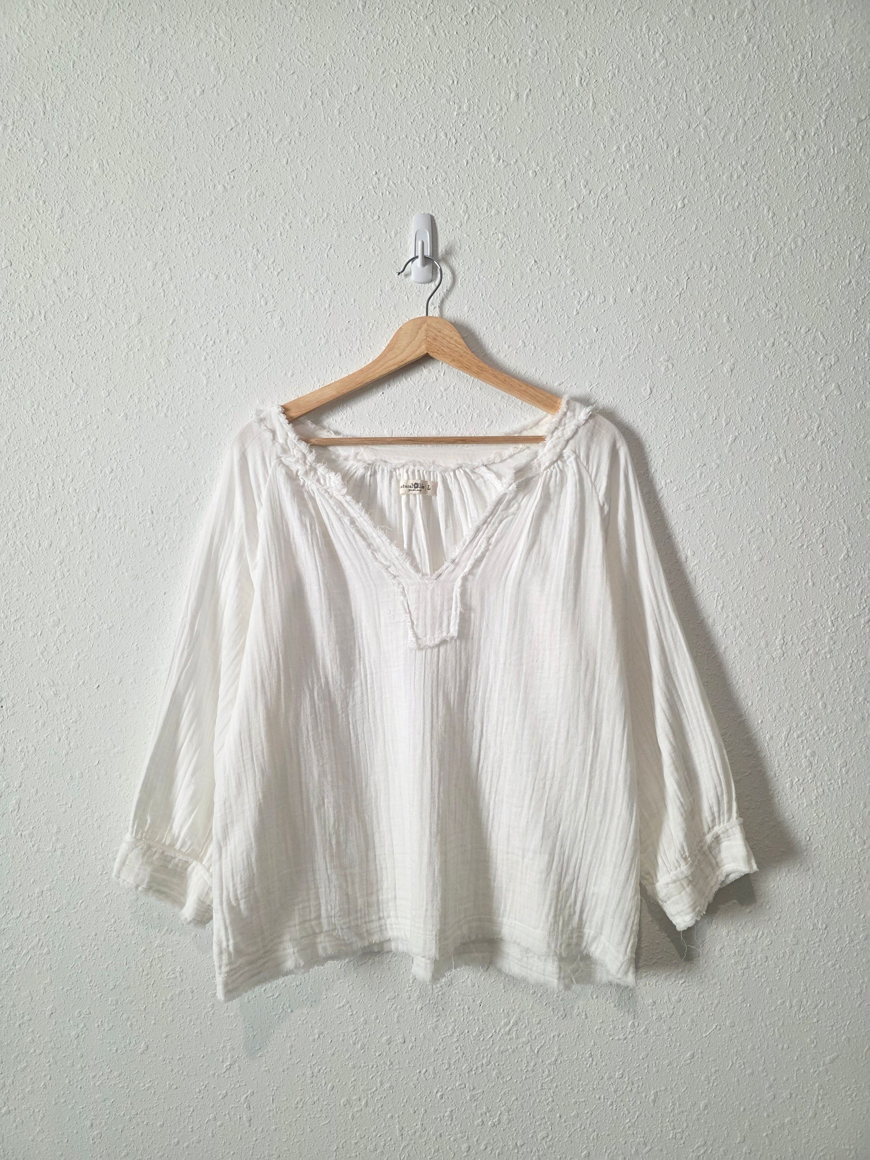Natural Life Cotton Gauze Top (L)