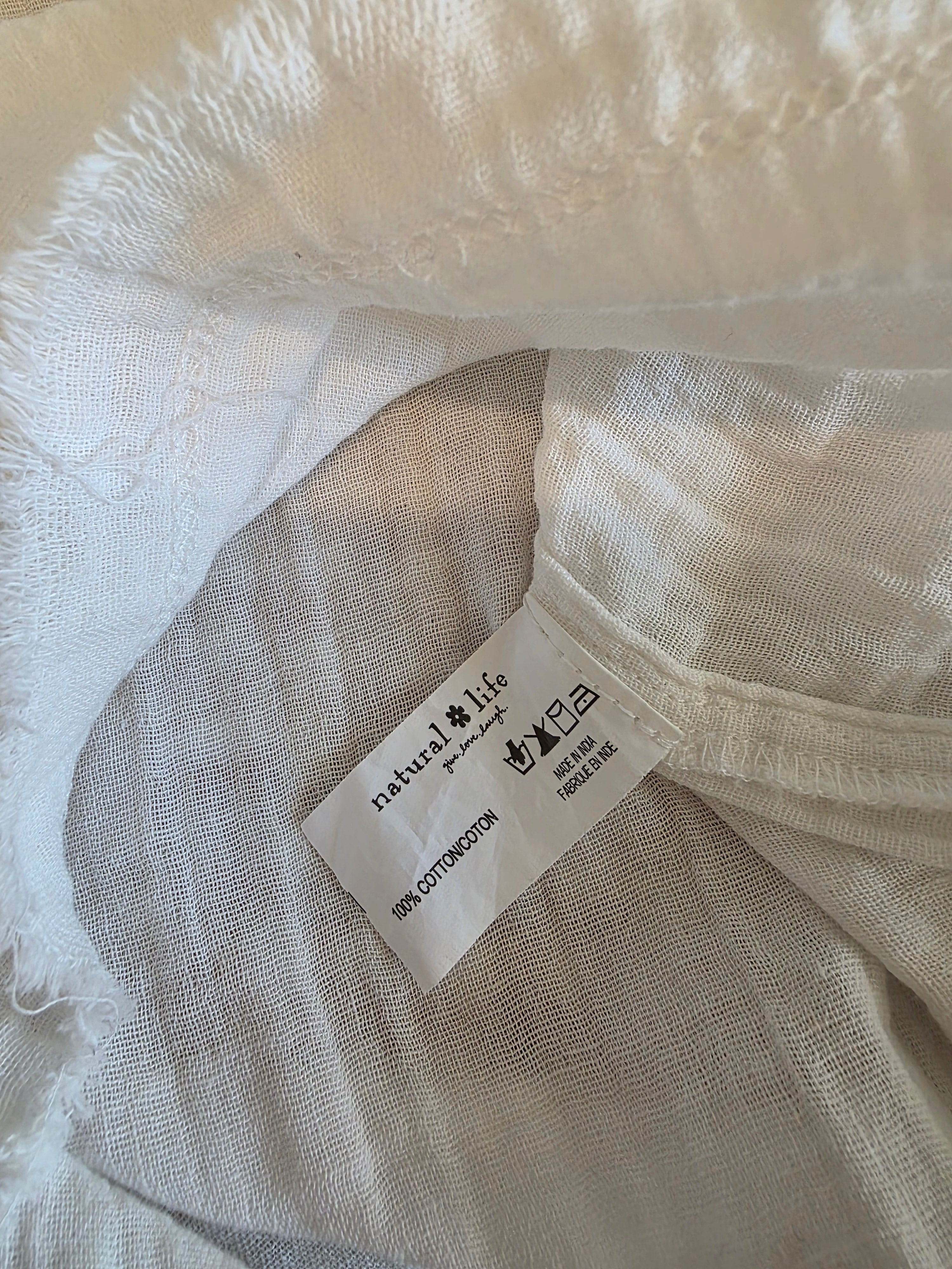 Natural Life Cotton Gauze Top (L)