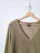 Eddie Bauer Linen Cotton Knit (L)