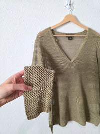 Eddie Bauer Linen Cotton Knit (L)
