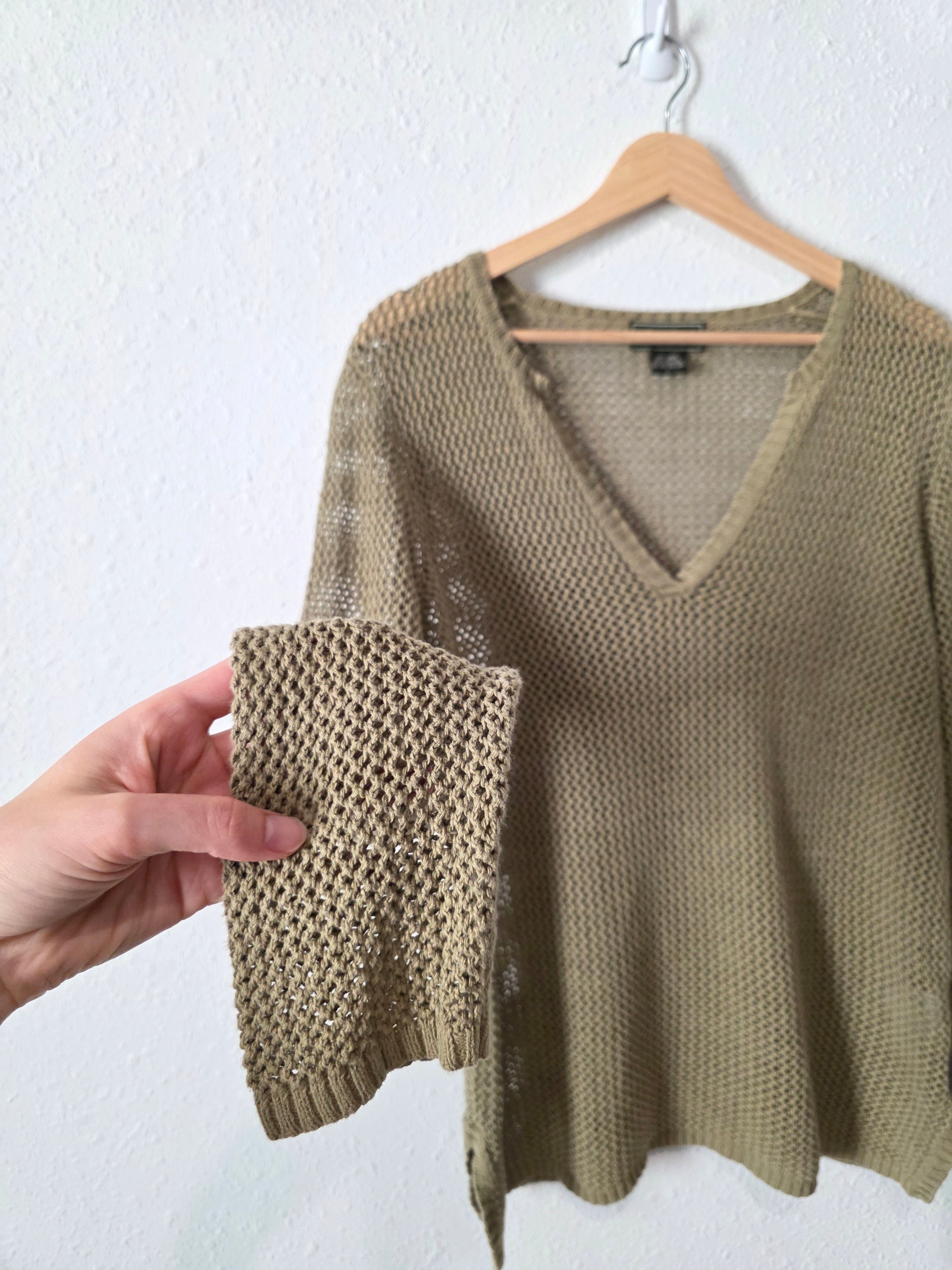 Eddie Bauer Linen Cotton Knit (L)