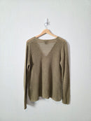 Eddie Bauer Linen Cotton Knit (L)