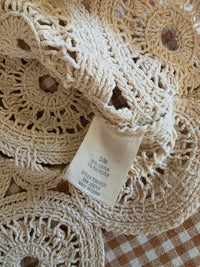 Crochet Knit Cropped Tank (S/M)