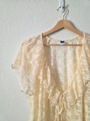 NEW Floral Lace Tie Front Top (4X)