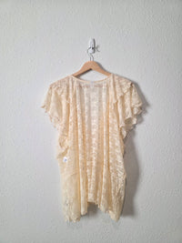 NEW Floral Lace Tie Front Top (4X)