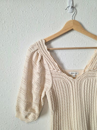 Another Love Cotton Crochet Top (XS)