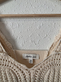 Another Love Cotton Crochet Top (XS)