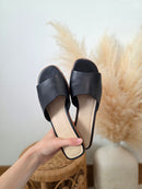 Everlane Black Slide Sandals (9.5)