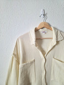 Geegee Cotton Gauze Oversized Shirt (S)