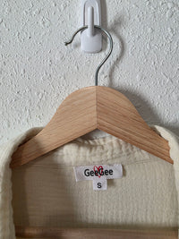 Geegee Cotton Gauze Oversized Shirt (S)