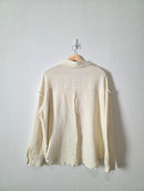 Geegee Cotton Gauze Oversized Shirt (S)