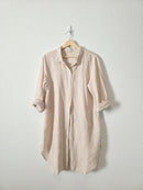J.Crew Linen Cotton Striped Button Up (L)