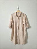J.Crew Linen Cotton Striped Button Up (L)