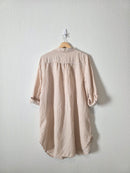 J.Crew Linen Cotton Striped Button Up (L)
