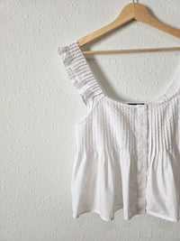 J.Crew Cotton Babydoll Tank (M)