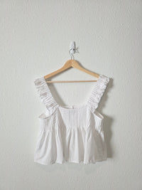 J.Crew Cotton Babydoll Tank (M)