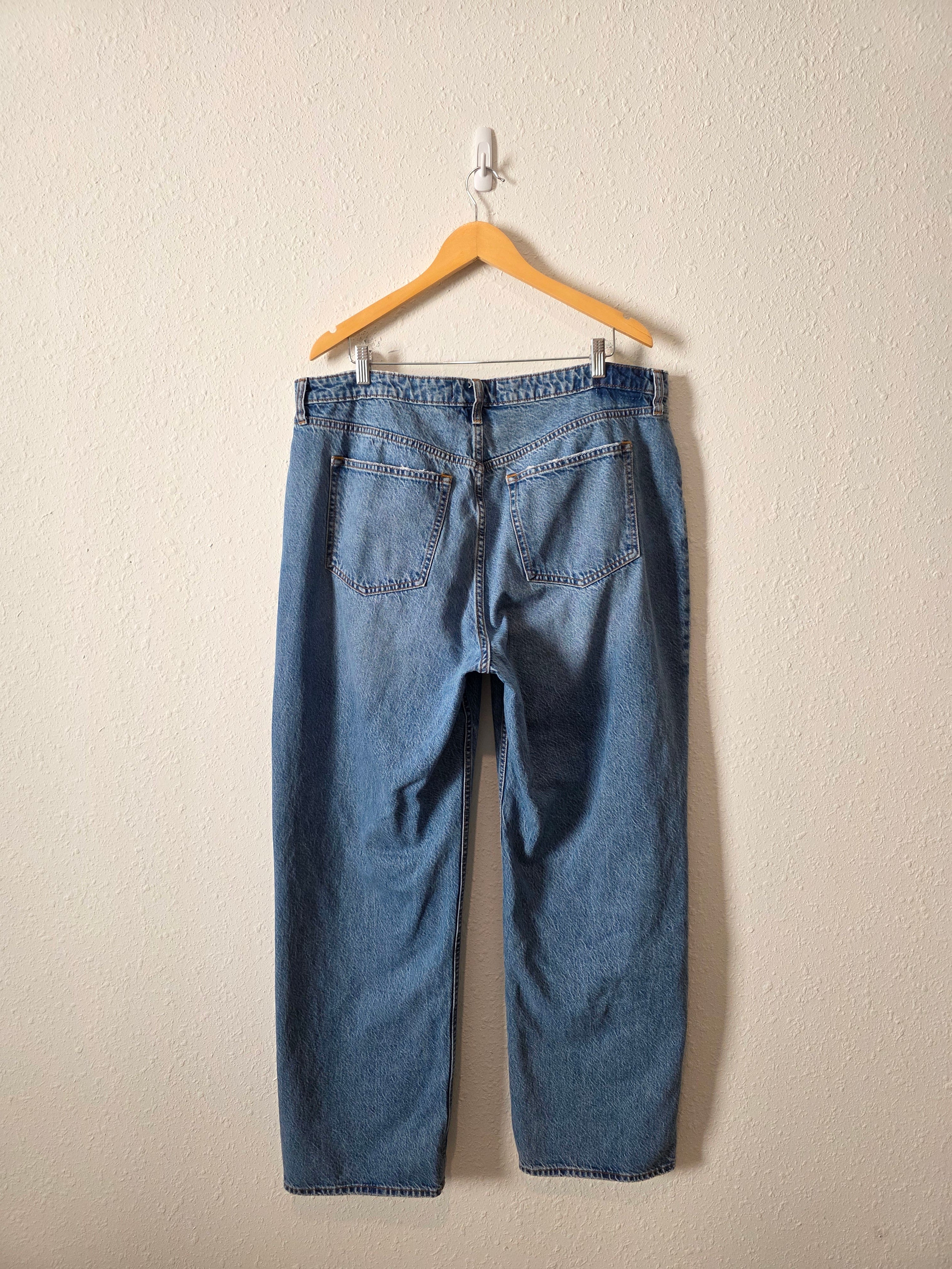 Abercrombie The Loose Jeans (34/18 long)