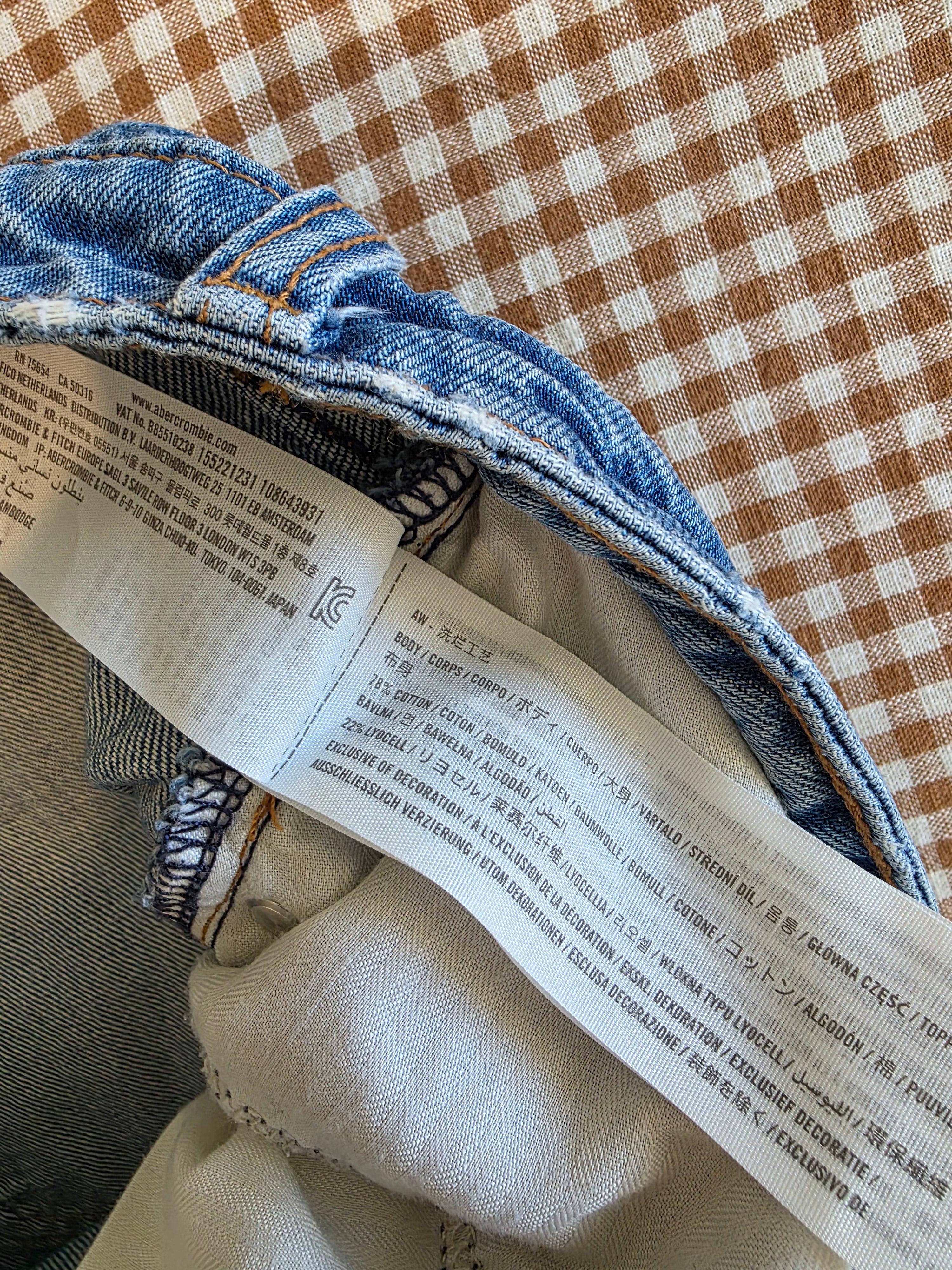 Abercrombie The Loose Jeans (34/18 long)