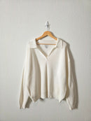 Rhythm Cotton Blend Collared Knit (L)
