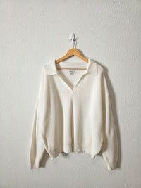 Rhythm Cotton Blend Collared Knit (L)