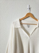 Rhythm Cotton Blend Collared Knit (L)