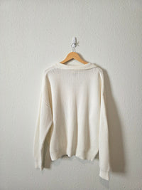 Rhythm Cotton Blend Collared Knit (L)