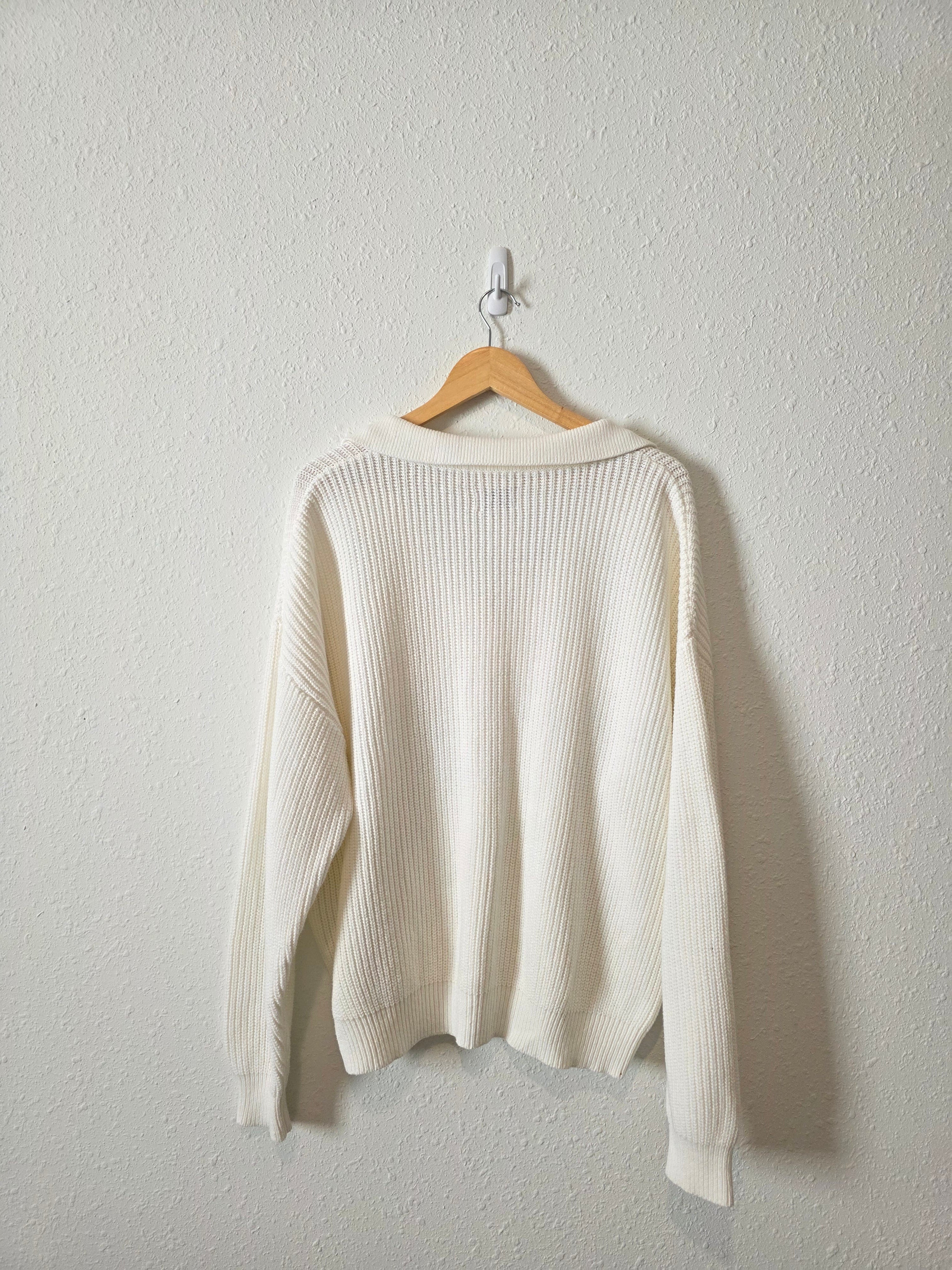 Rhythm Cotton Blend Collared Knit (L)