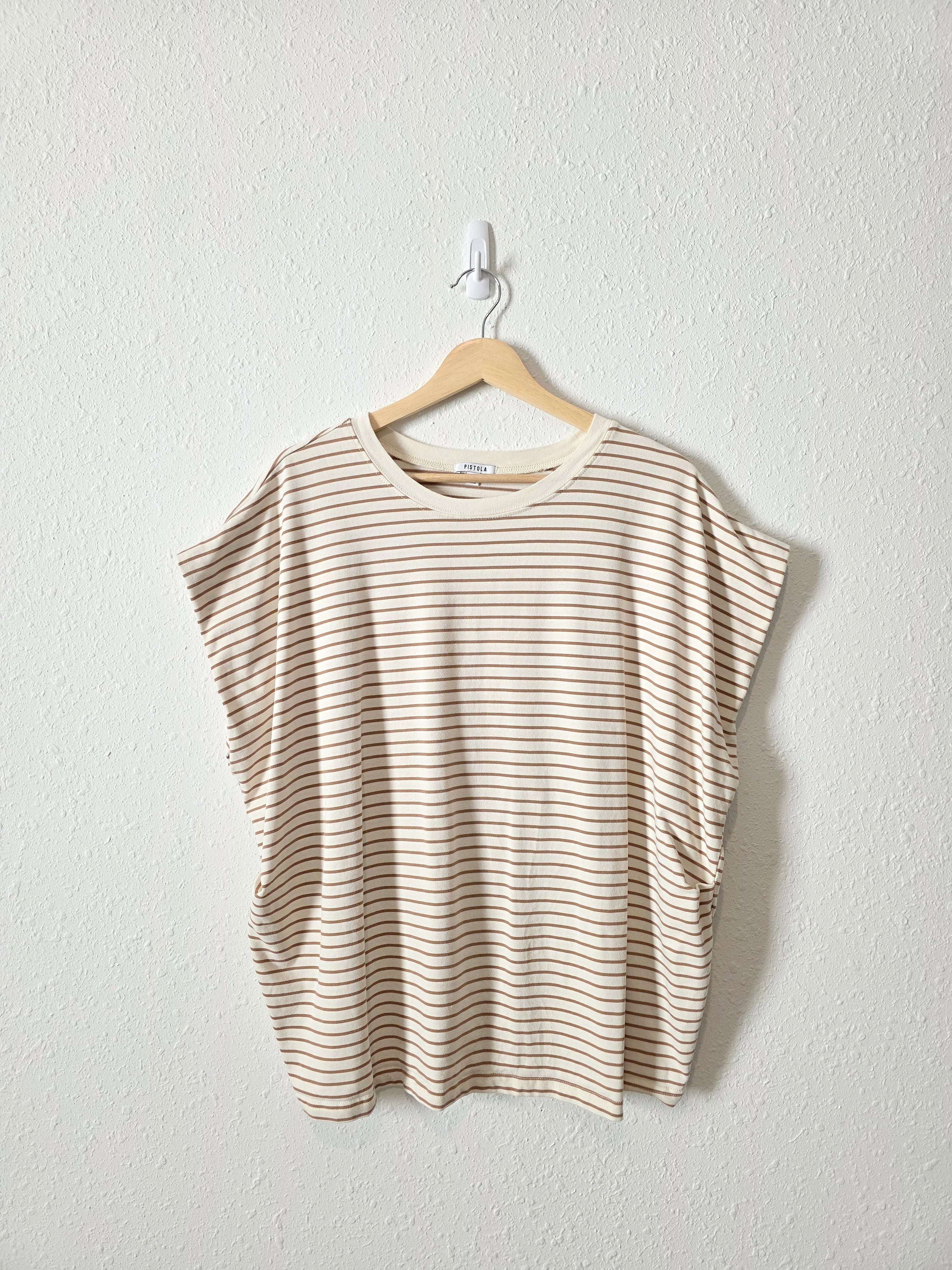 Pistola Striped Boxy Tee (L)