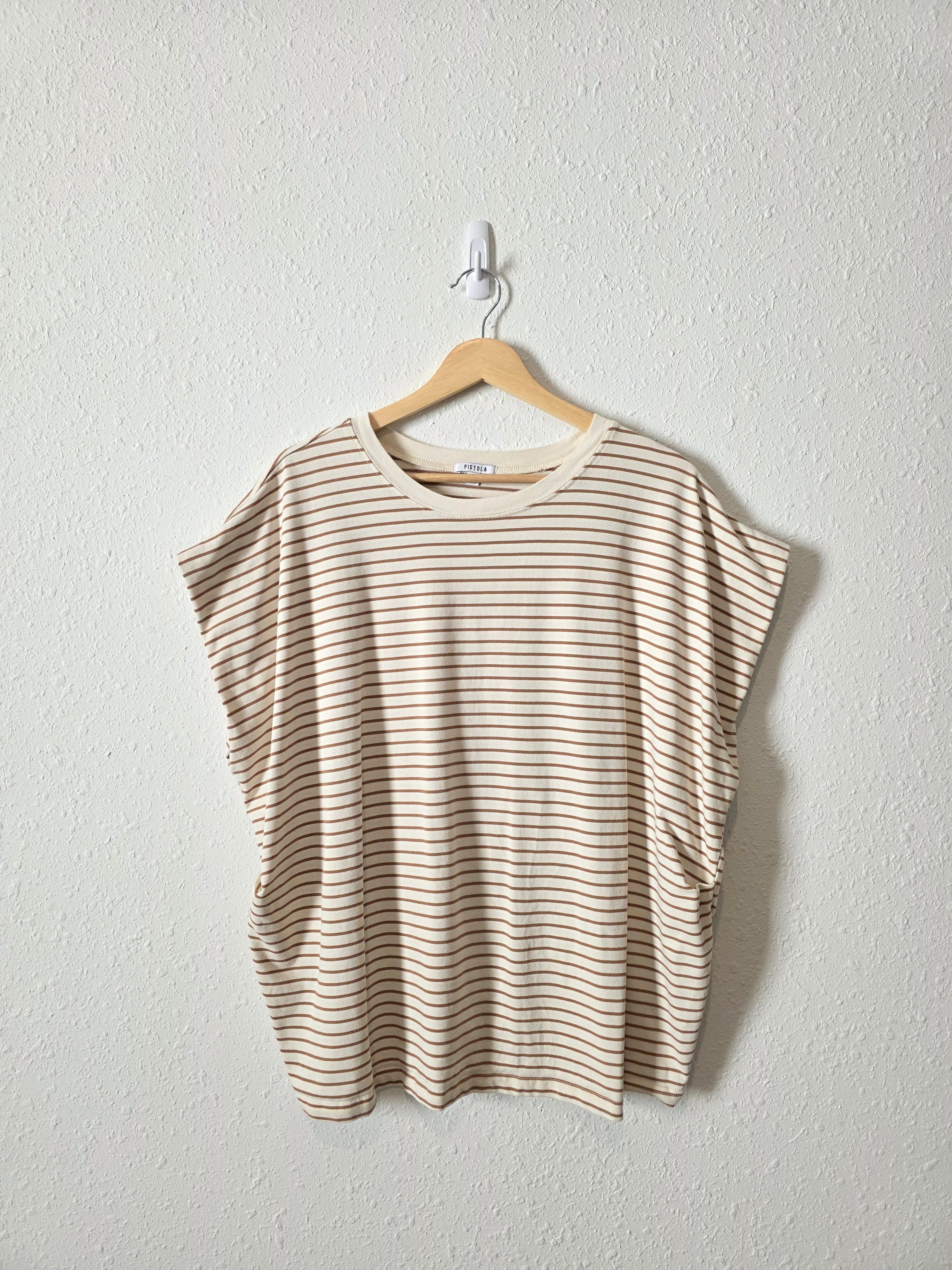 Pistola Striped Boxy Tee (L)