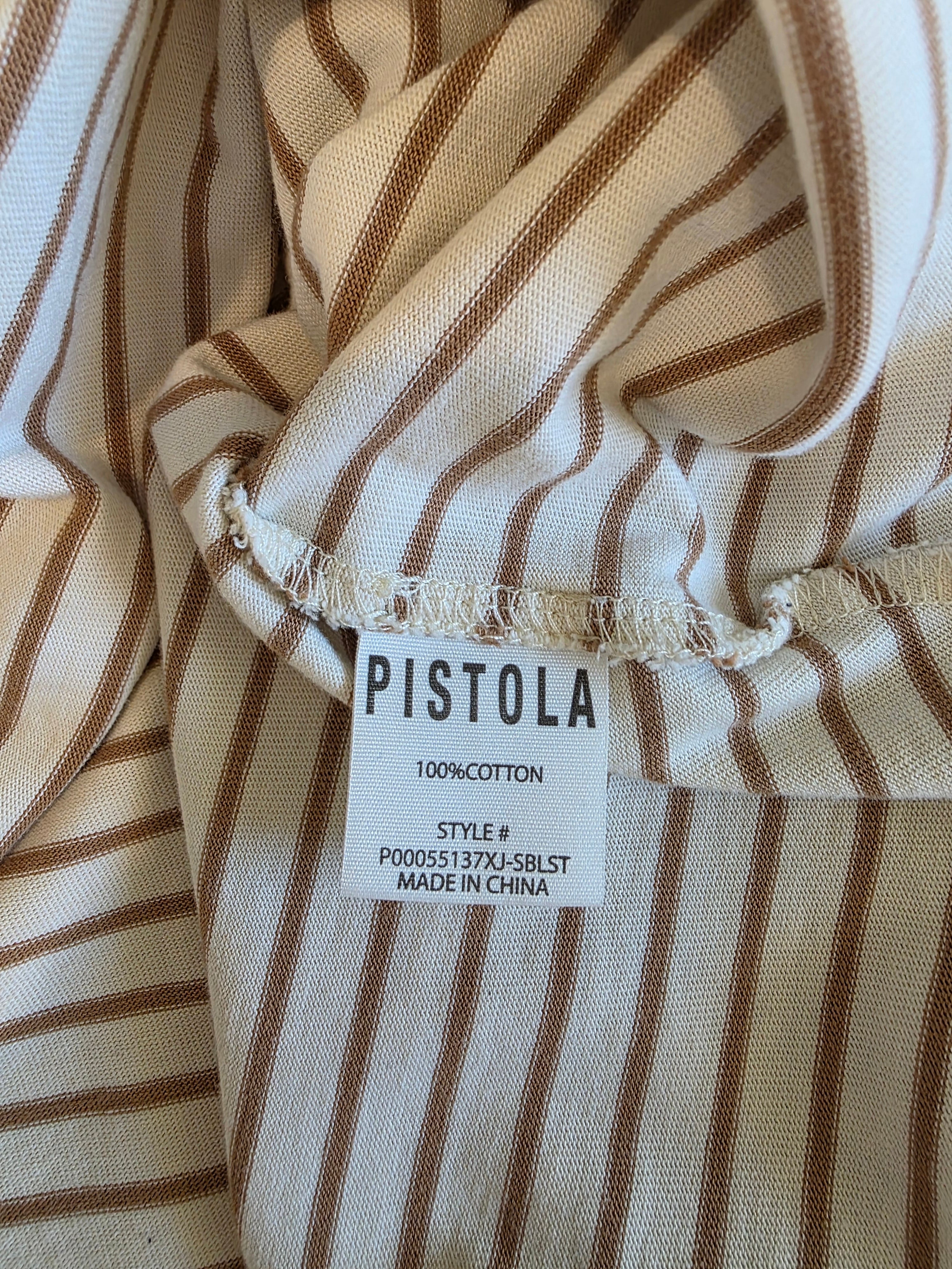 Pistola Striped Boxy Tee (L)