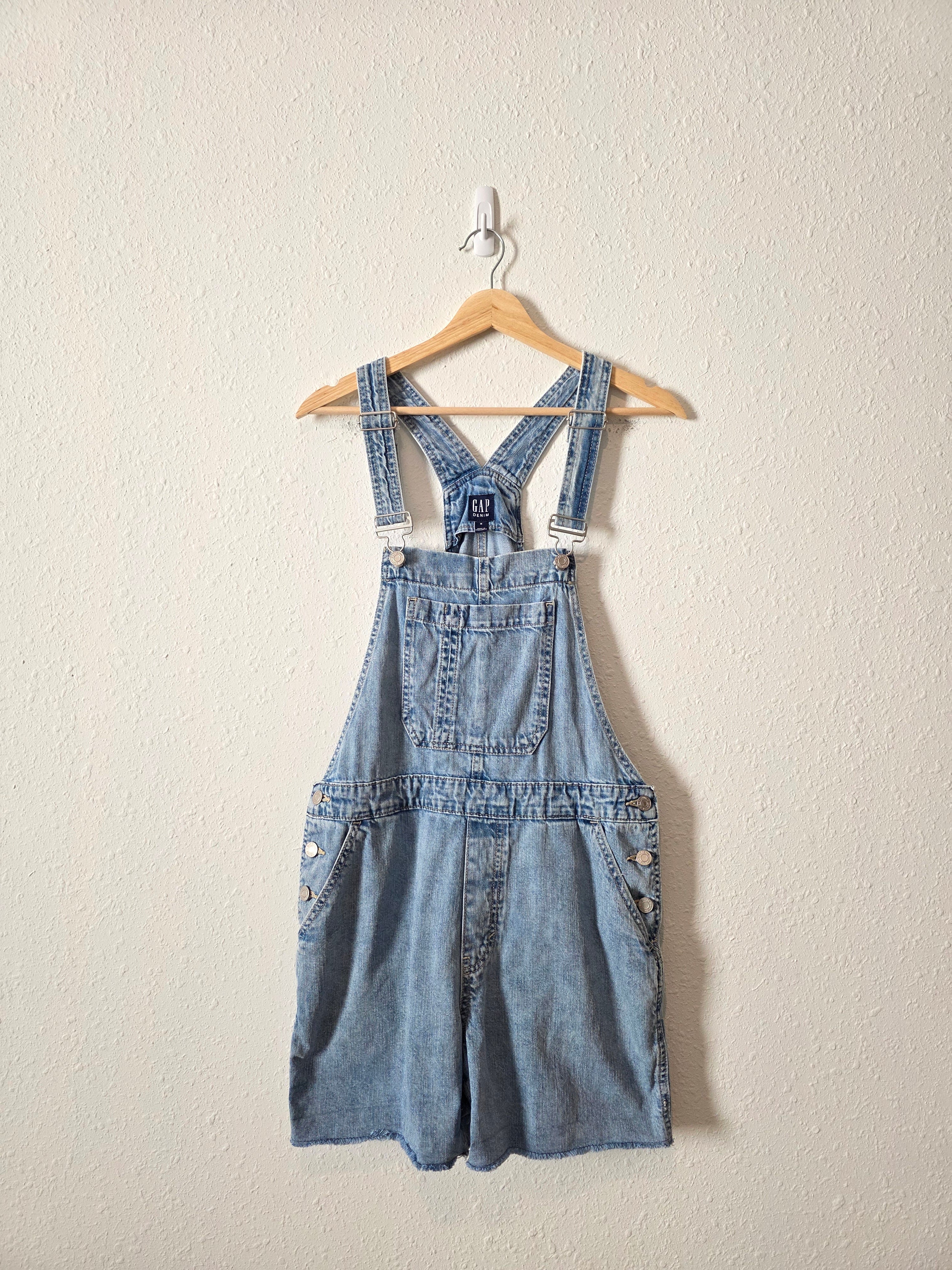 Gap Light Wash Denim Shortalls (M)