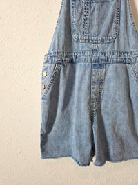 Gap Light Wash Denim Shortalls (M)