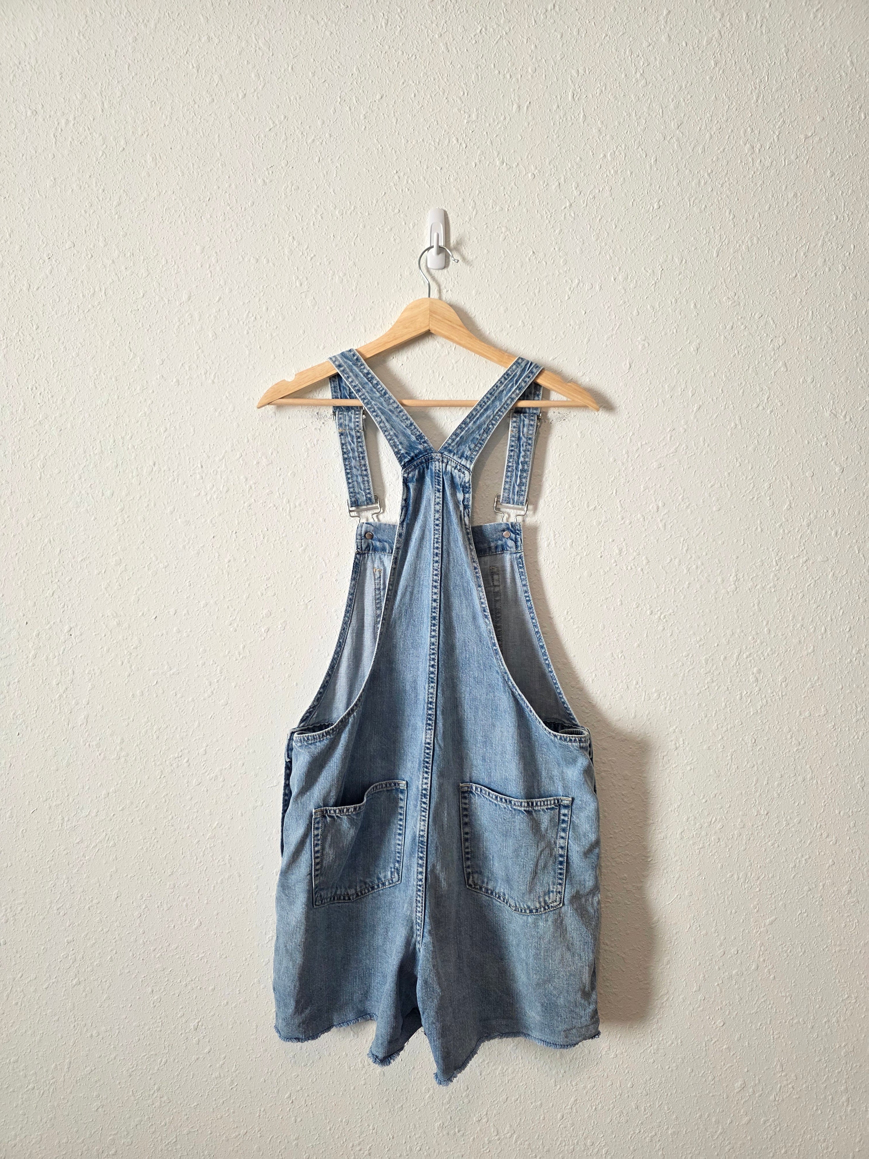 Gap Light Wash Denim Shortalls (M)