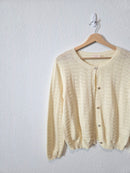 Demylee Textured Cotton Cardigan (XS)