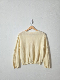 Demylee Textured Cotton Cardigan (XS)