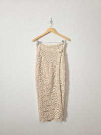 NEW Z Supply Crochet Maxi Skirt (S)