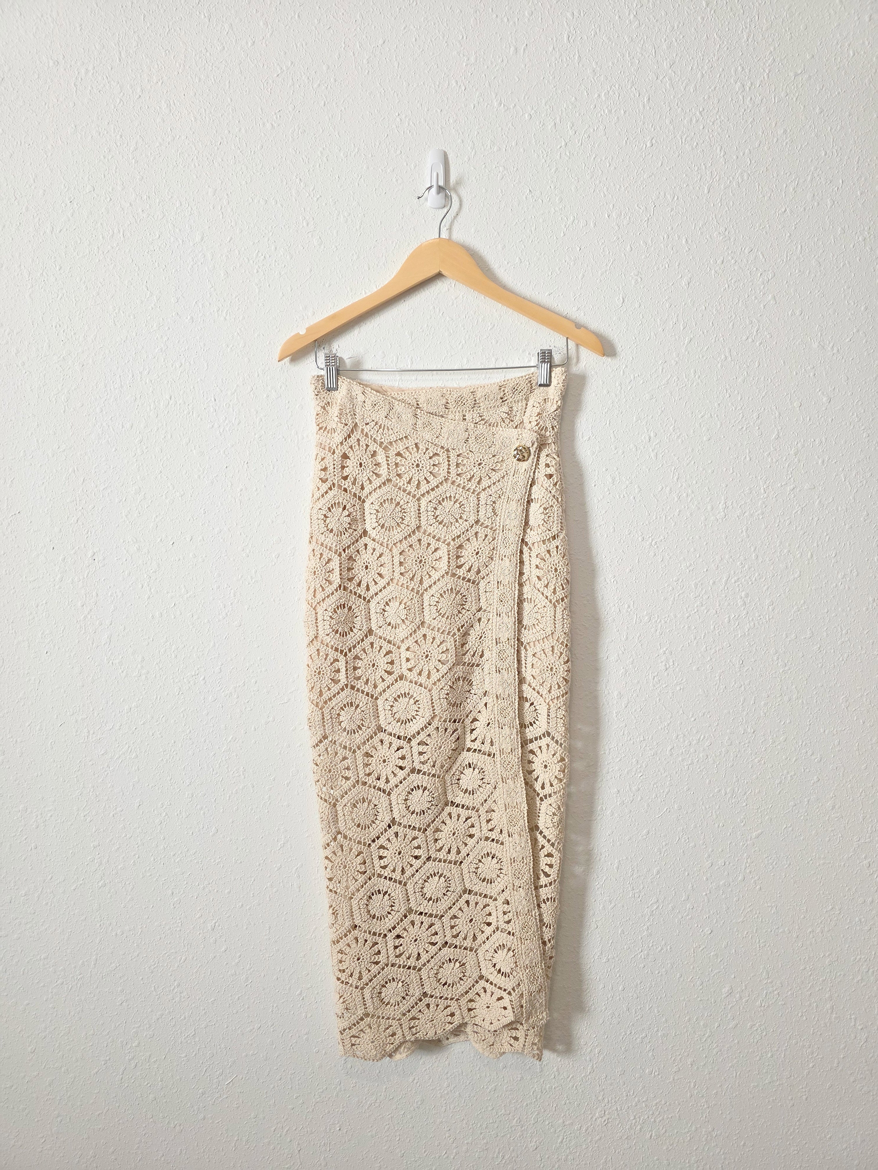 NEW Z Supply Crochet Maxi Skirt (S)