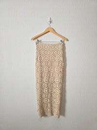 NEW Z Supply Crochet Maxi Skirt (S)