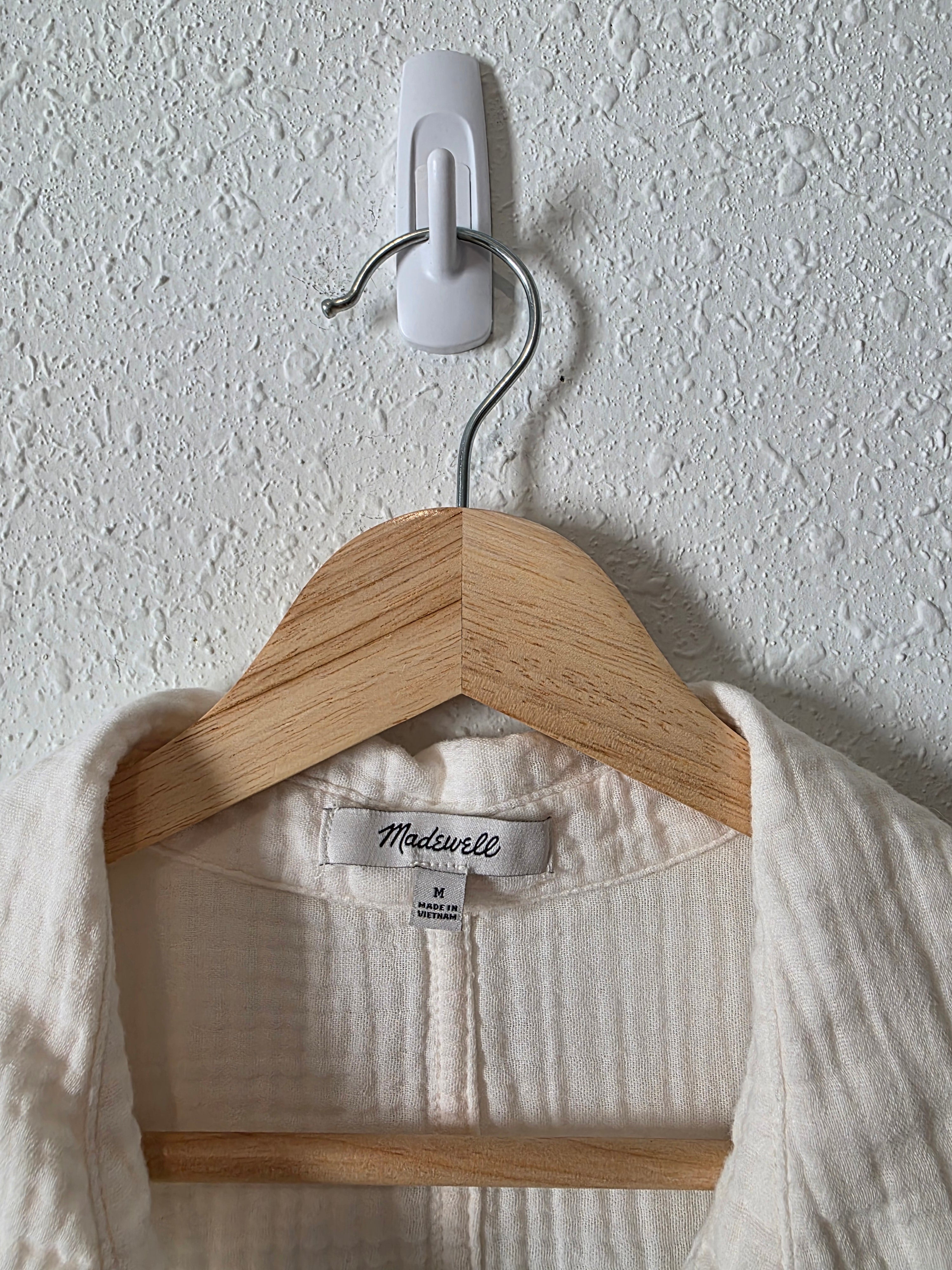 Madewell Gauze Button Up Shirt (M)