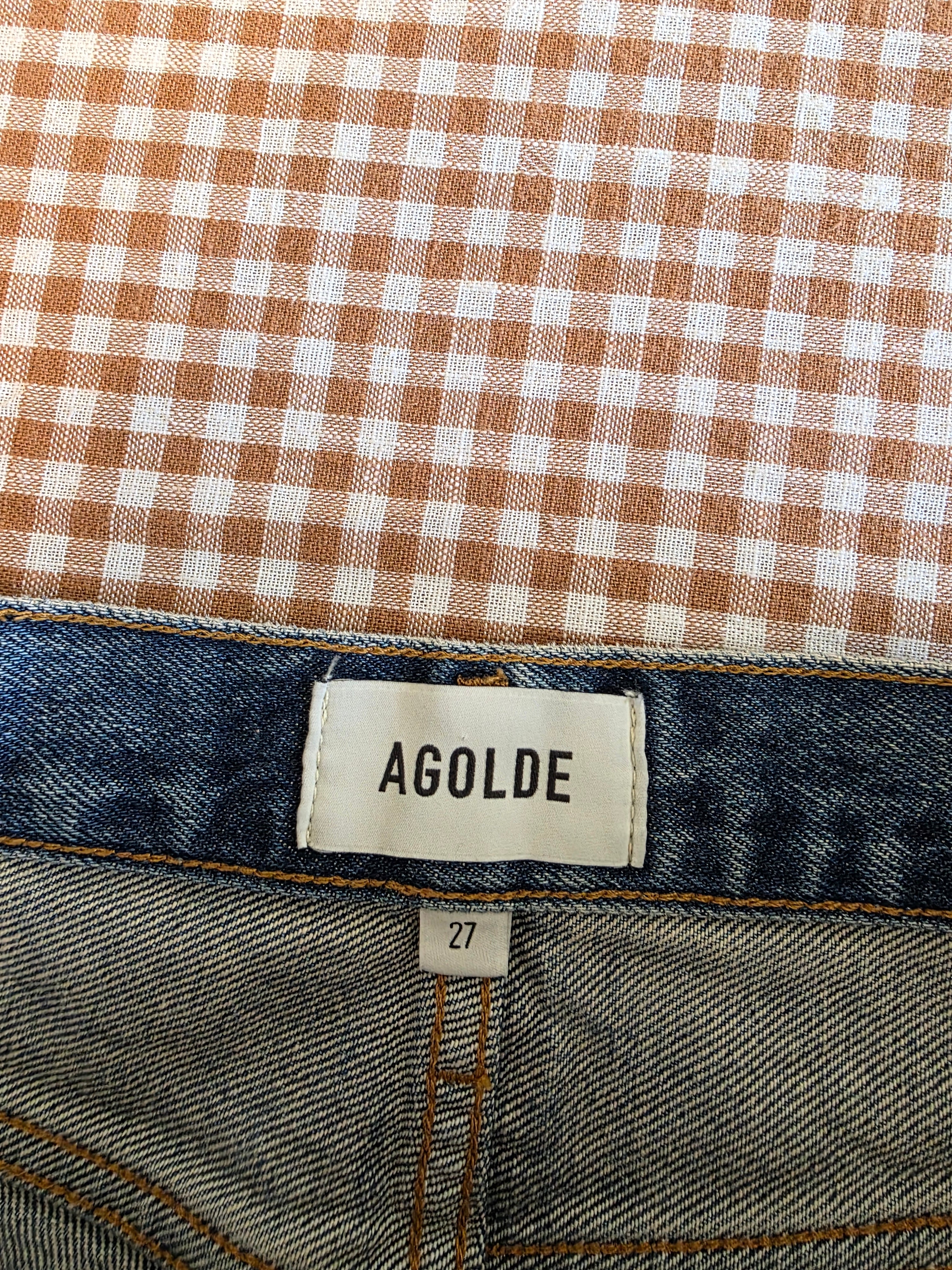 Agolde Relaxed 90s Denim Short (27)