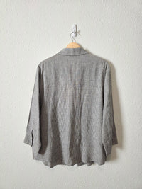 Vintage Chicos Linen Checkered Set (XL)