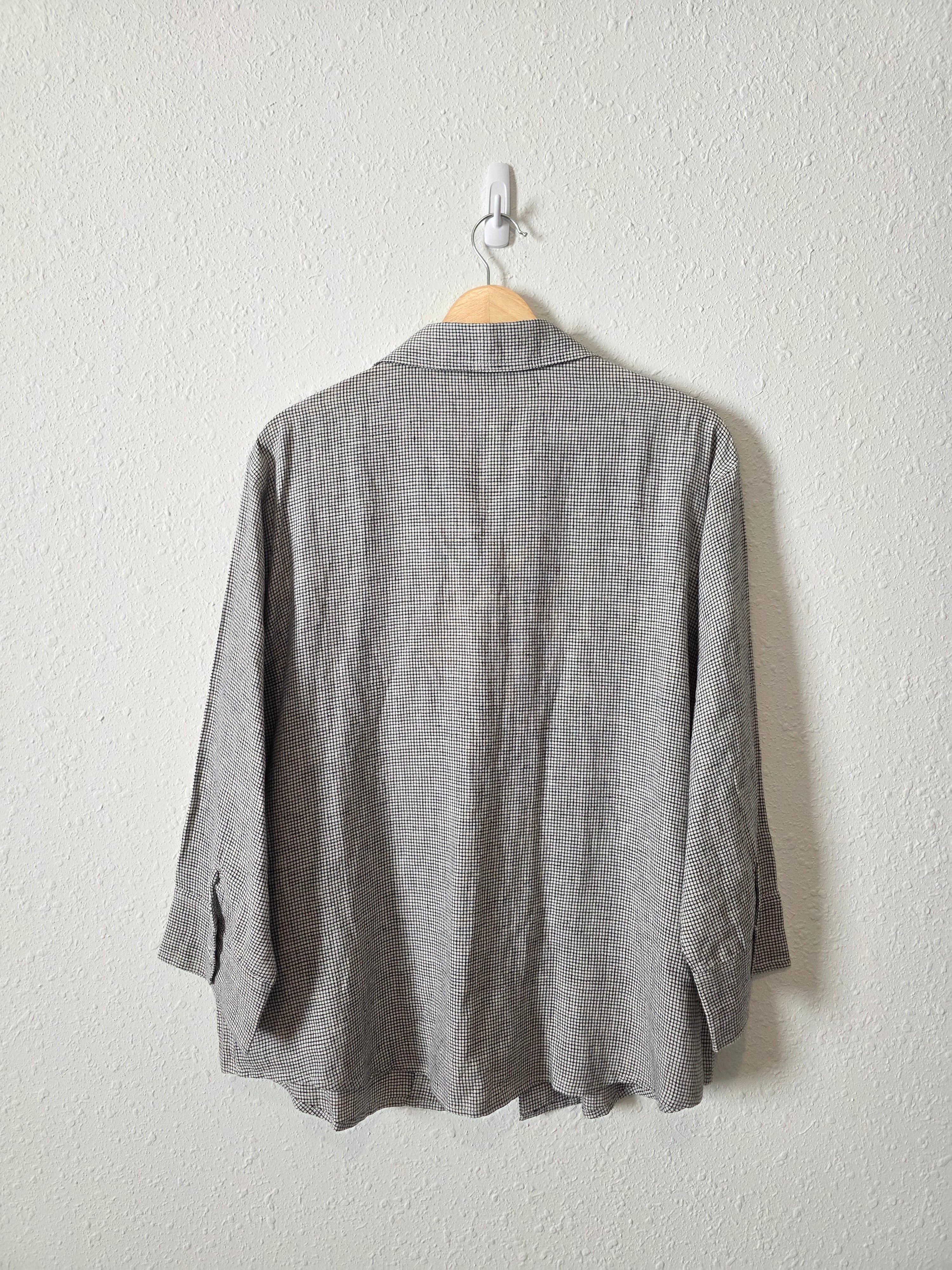 Vintage Chicos Linen Checkered Set (XL)