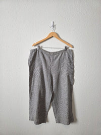 Vintage Chicos Linen Checkered Set (XL)
