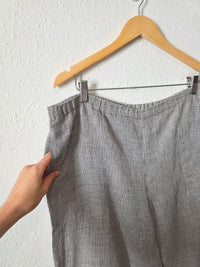 Vintage Chicos Linen Checkered Set (XL)
