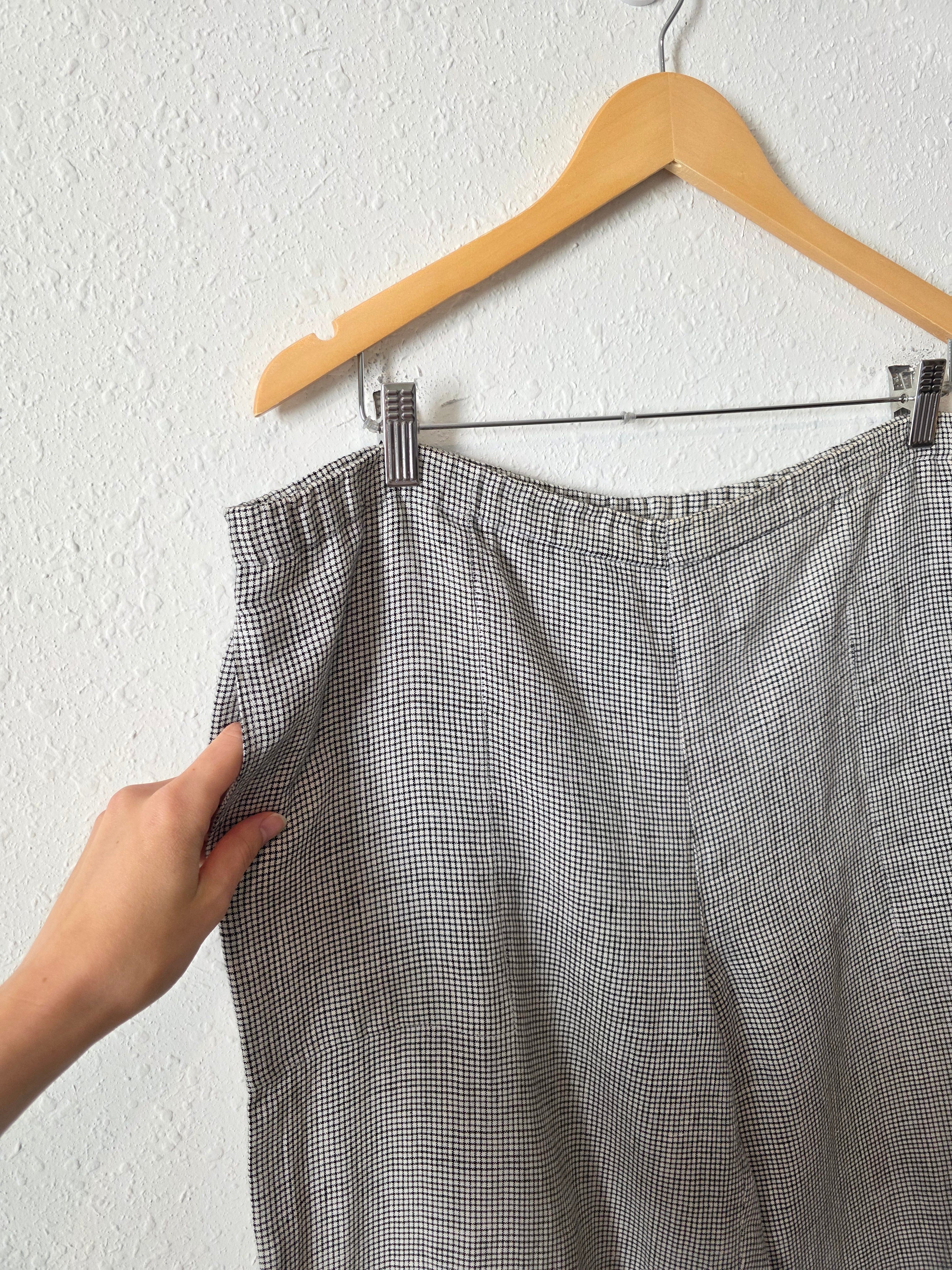 Vintage Chicos Linen Checkered Set (XL)
