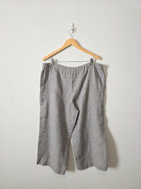 Vintage Chicos Linen Checkered Set (XL)