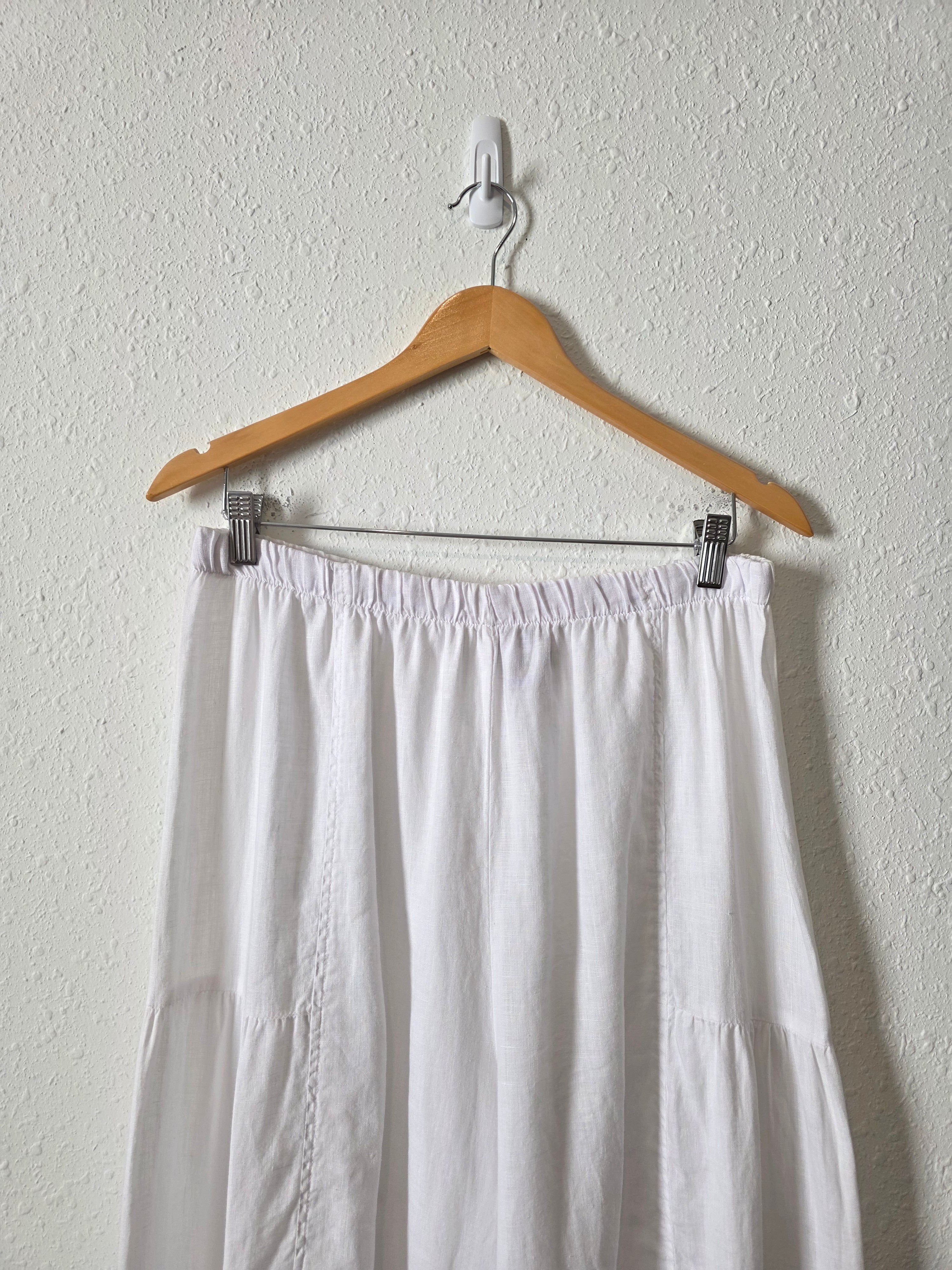 Vintage Linen Wide Leg Pants (XL)
