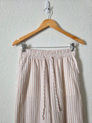 Linen Blend Wide Leg Pants (XS)