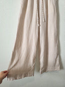 Linen Blend Wide Leg Pants (XS)