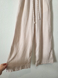 Linen Blend Wide Leg Pants (XS)